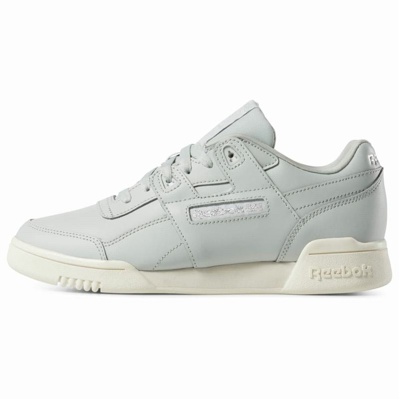 Tenisi Reebok Workout Lo Plus Dama Albastri/Albi/Roz Aurii Romania AC3388NK